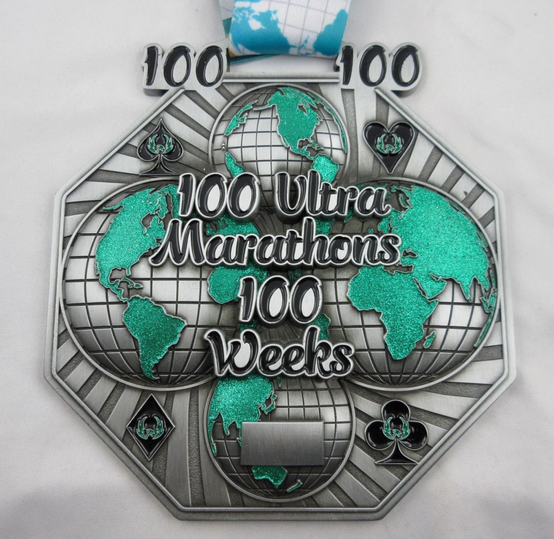 Global Marathon Challenges : 100 Ultra Marathons in 100 Weeks<br>Medal & Certificate