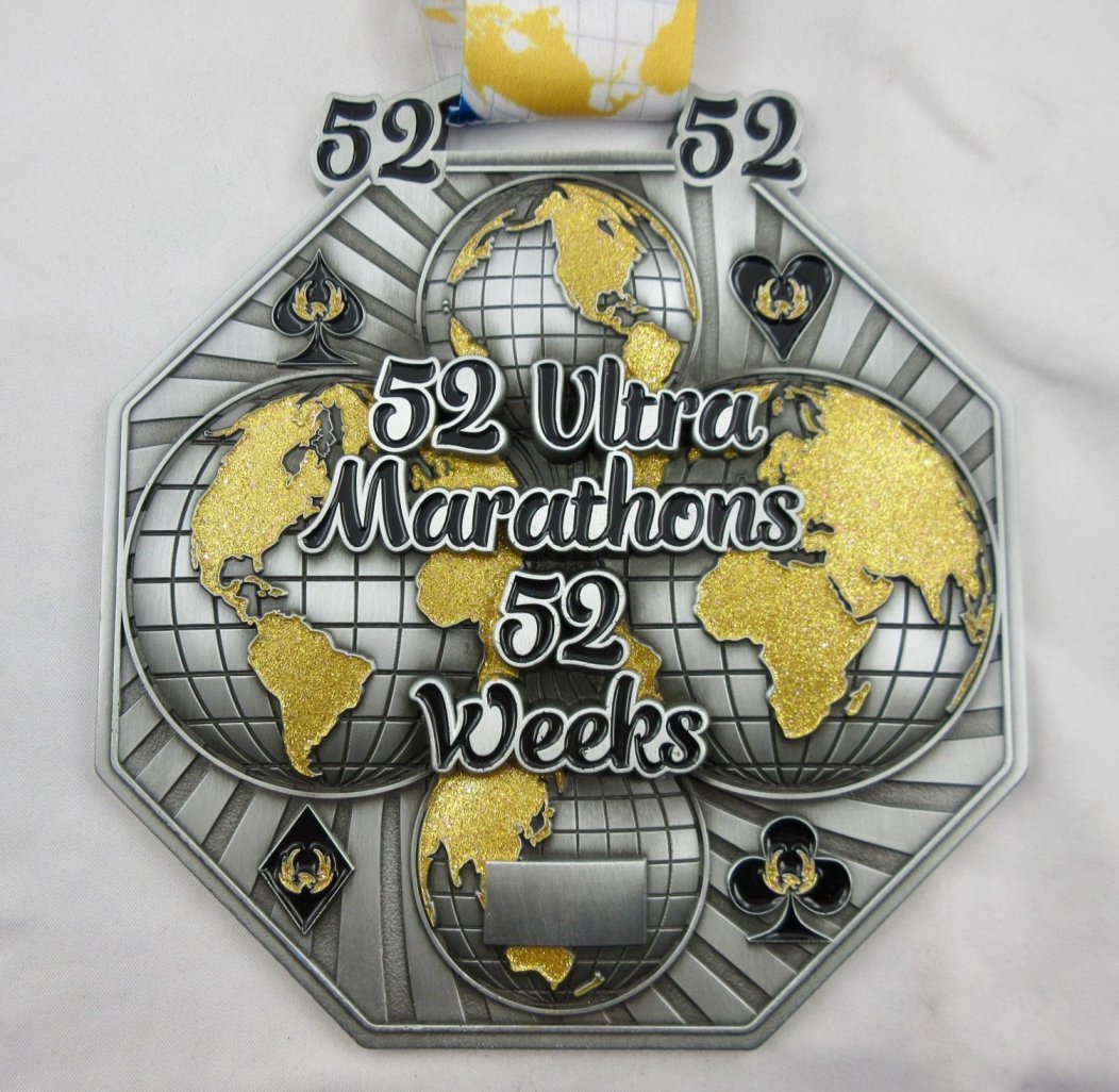 Global Marathon Challenges : 52 Ultra Marathons in 52 Weeks<br>Medal & Certificate