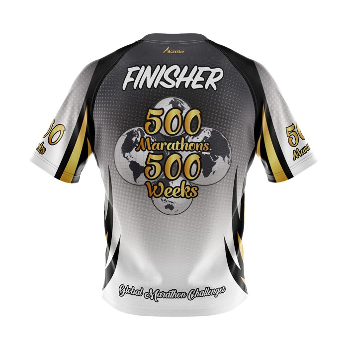 Global Marathon Challenges : 500 Marathons in 500 Weeks<br>Technical T-Shirt