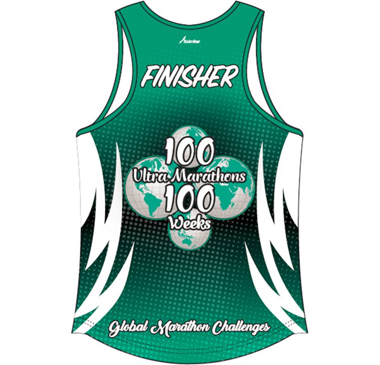 Global Marathon Challenges : 100 Ultra Marathons in 100 Weeks<br>Technical Vest
